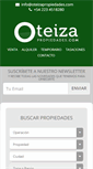 Mobile Screenshot of oteizapropiedades.com